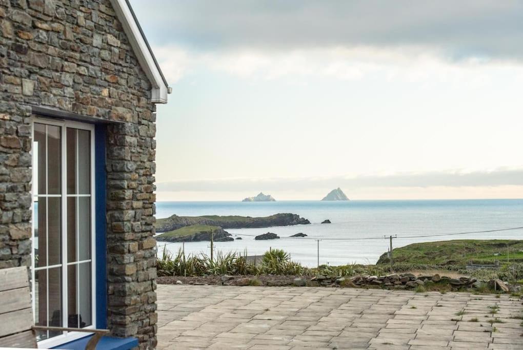 Ferienwohnung Ring Of Kerry - Einmaliger Blick Auf Skelligs Clynacartan Exterior foto